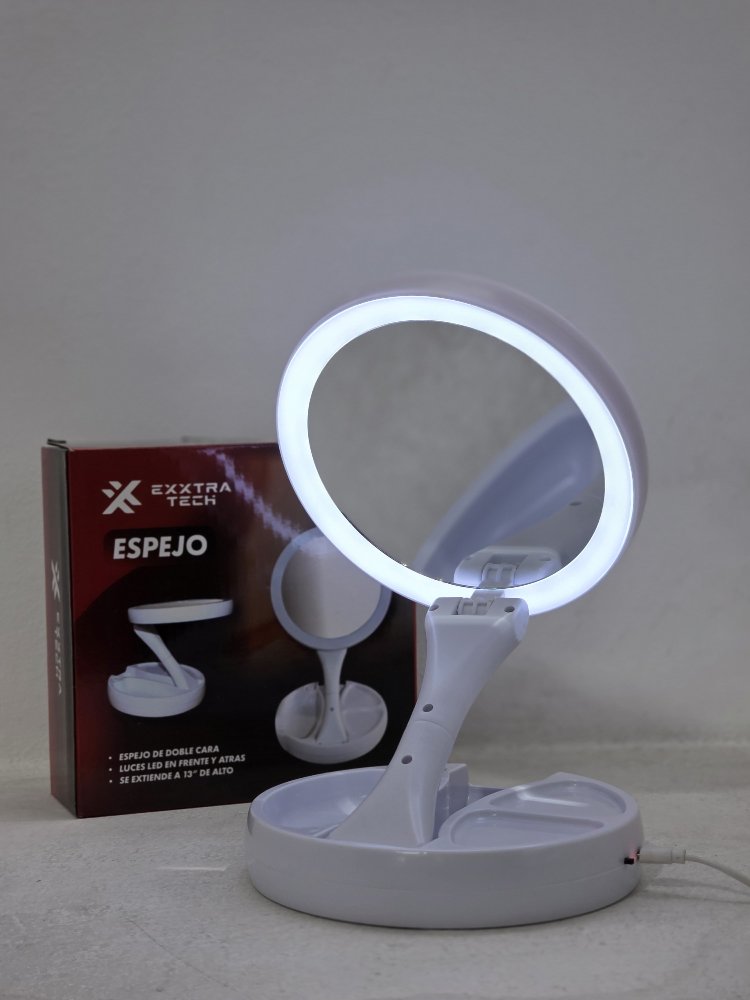 Espejo LED Doble Cara Exxtratech