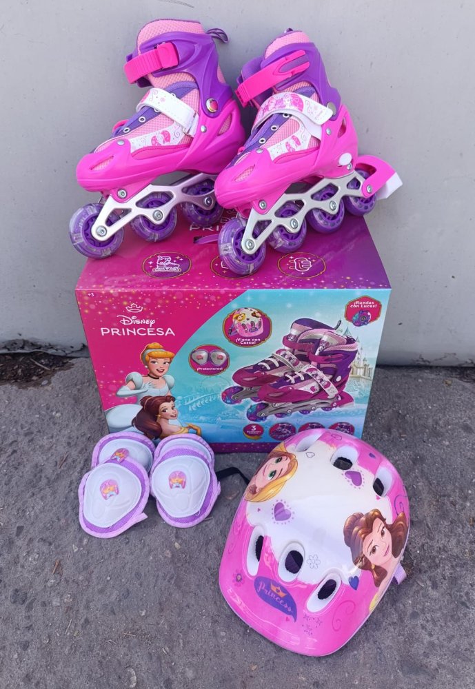 Rollers Completo con Rodillera y Casco
