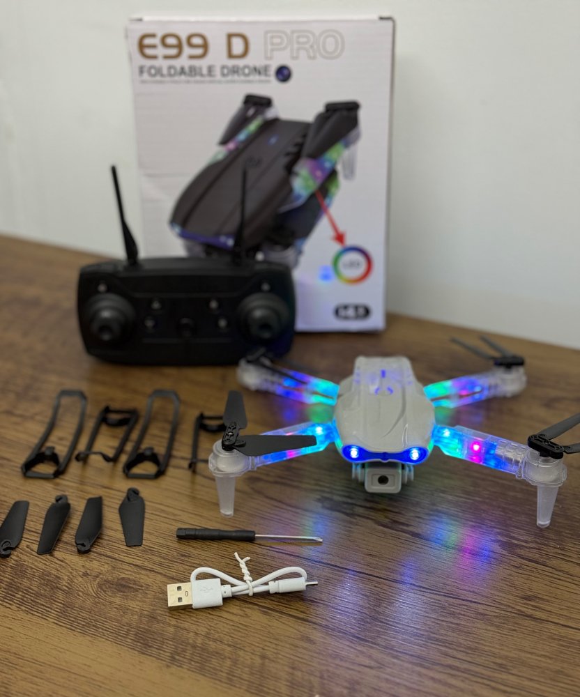 Dron Plegable E99 D Pro
