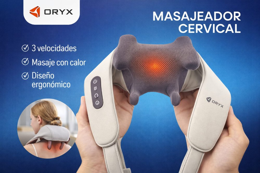 Masajeador Cervical ORYX-MJ0225