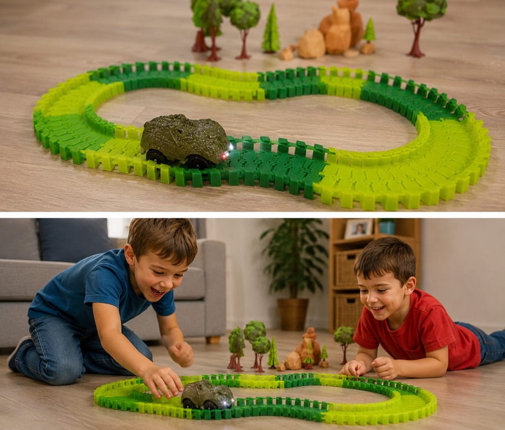 Pista de Dino- 80 Pcs