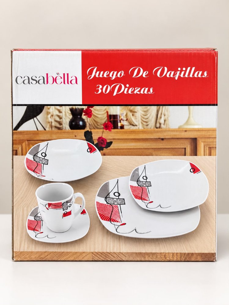 JUEGO DE VAJILLAS CASABELLA - 30 PCS