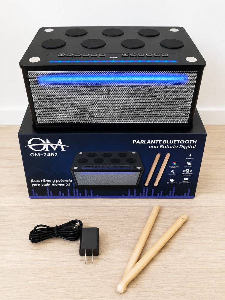 Parlante Bluetooth Digital con Pands de Bateria