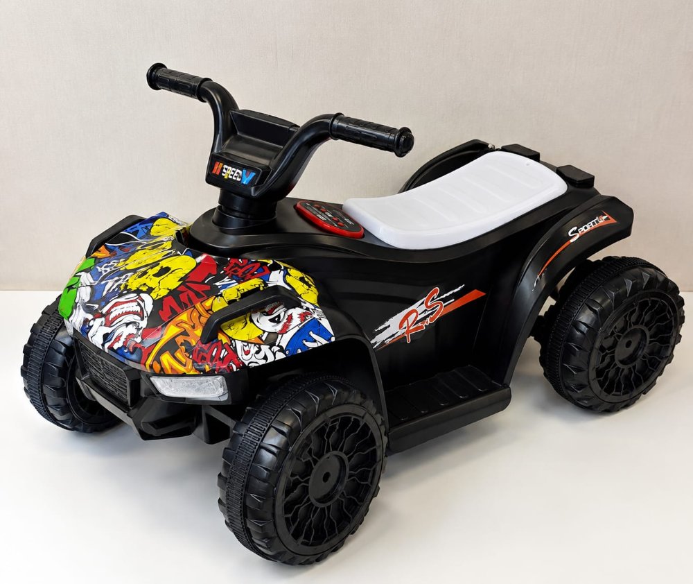 Cuatriciclo Infantil Graffiti a Bateria con Luz y Sonido 6V