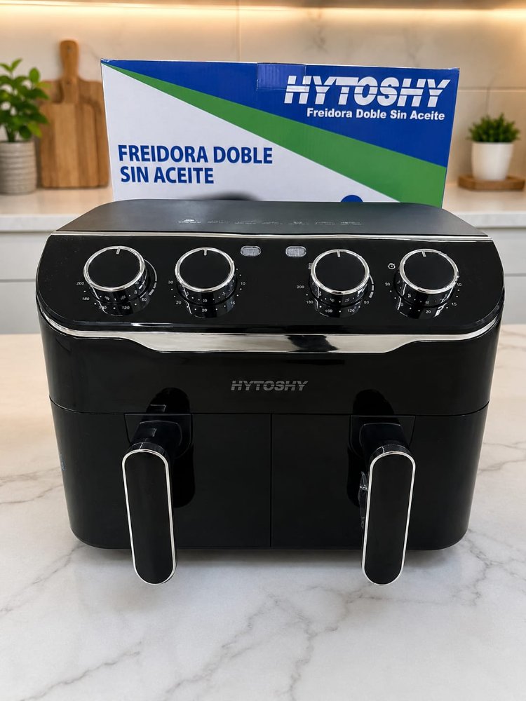 Freidora Doble de Aceite Hytoshy PA-8246