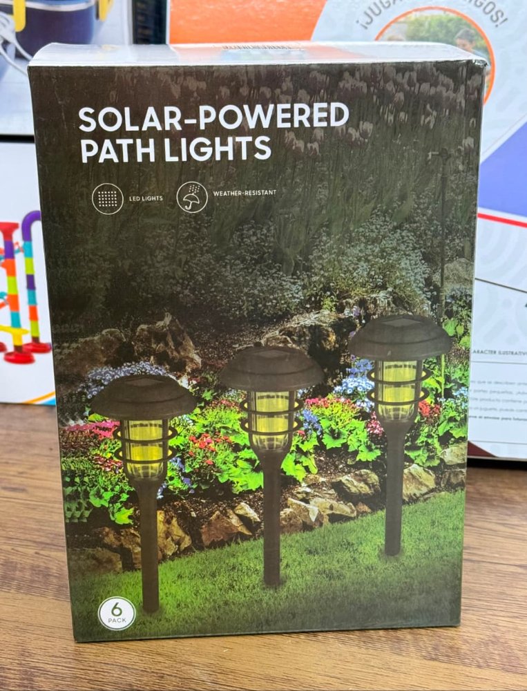 Lampara Solares para Jardin- Pack X6