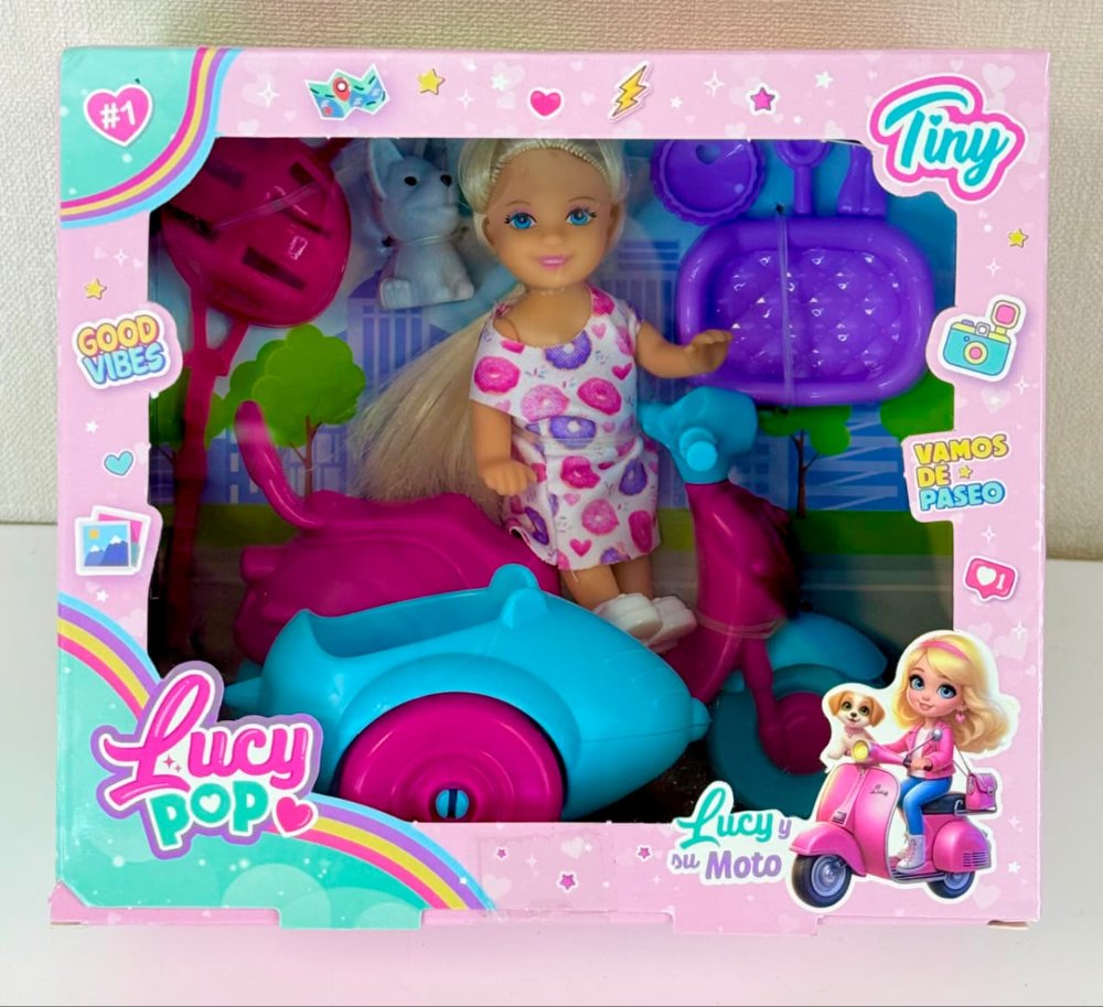Lucy Pop con Moto y Accesorios - 54910