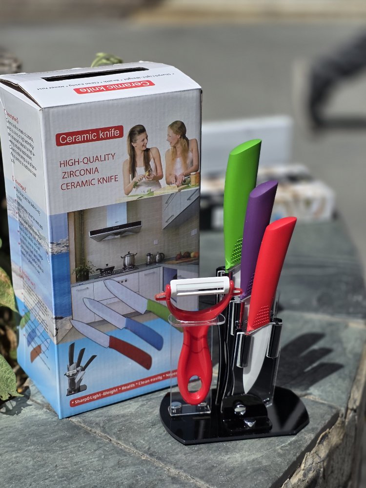 Set de Cuchillos de Cocina con Soporte