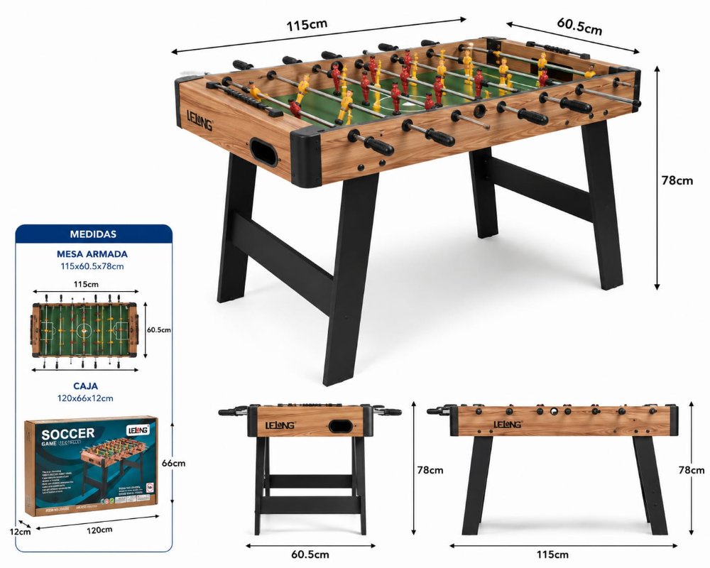 Metegol de Madera Premium - 2062S