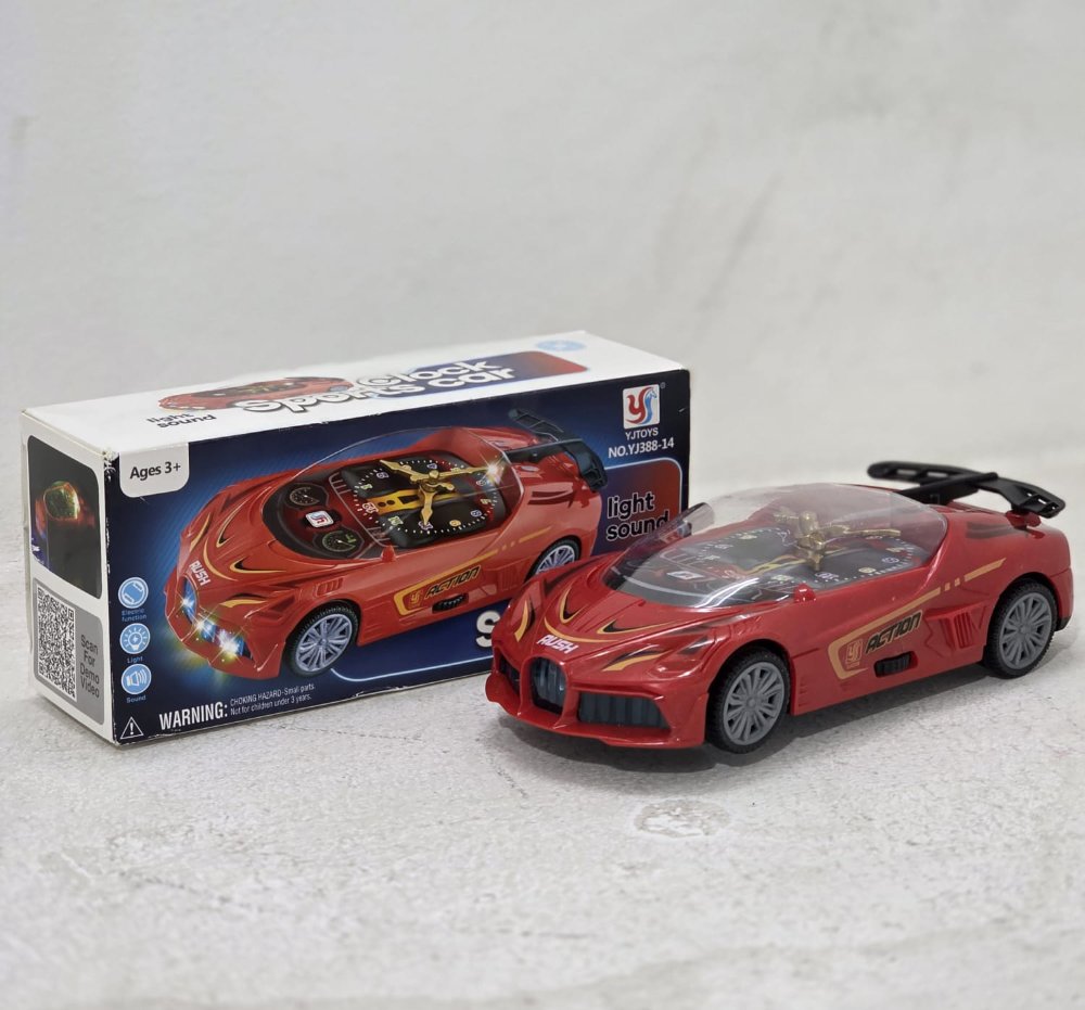 Auto Deportivo Reloj con Luces y Sonido / YJ338-14