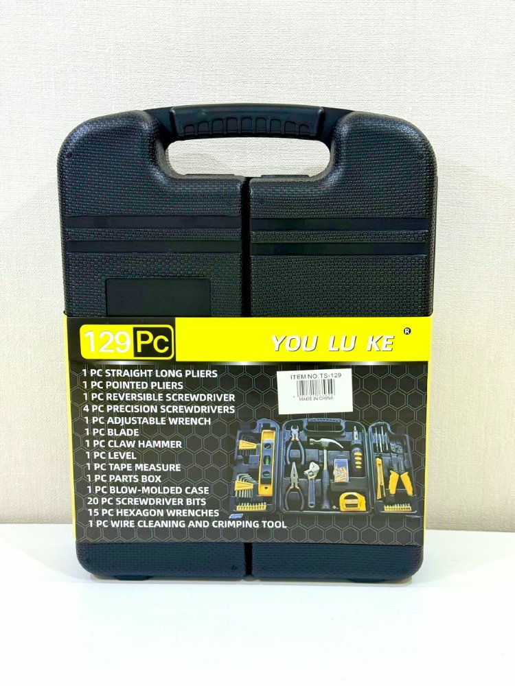 KIT DE HERRAMIENTAS COMPLETO 129 PCS / TS-129