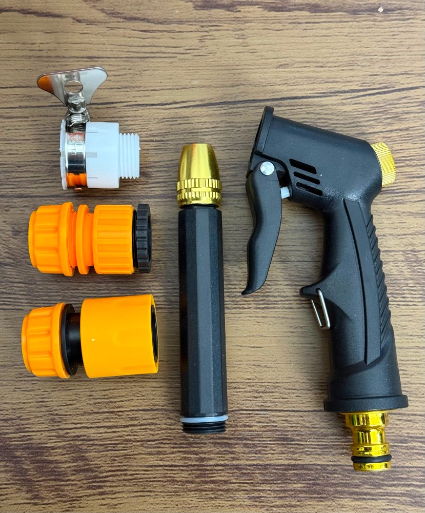 Pistola para Manguera con Accesorios