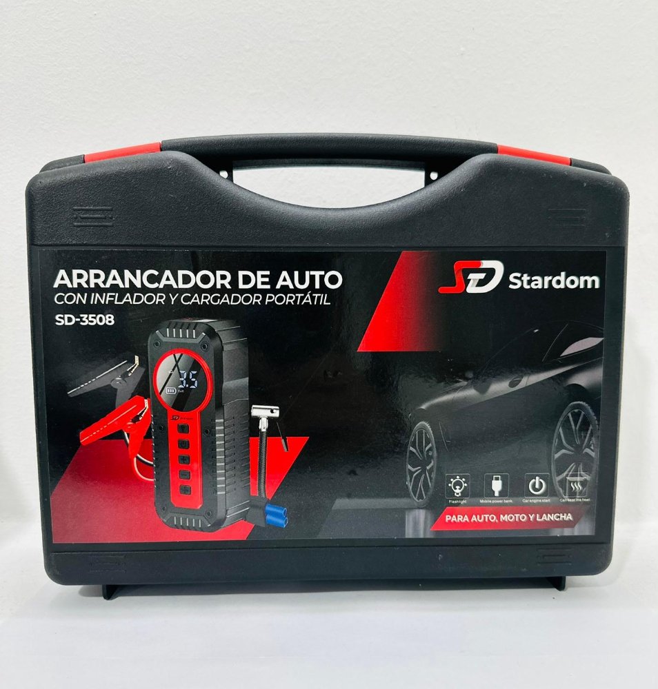 Arrancador de Auto con Inflador