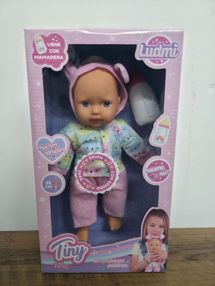 Muñeca Tiny Baby Habladora Ludmi - 55790