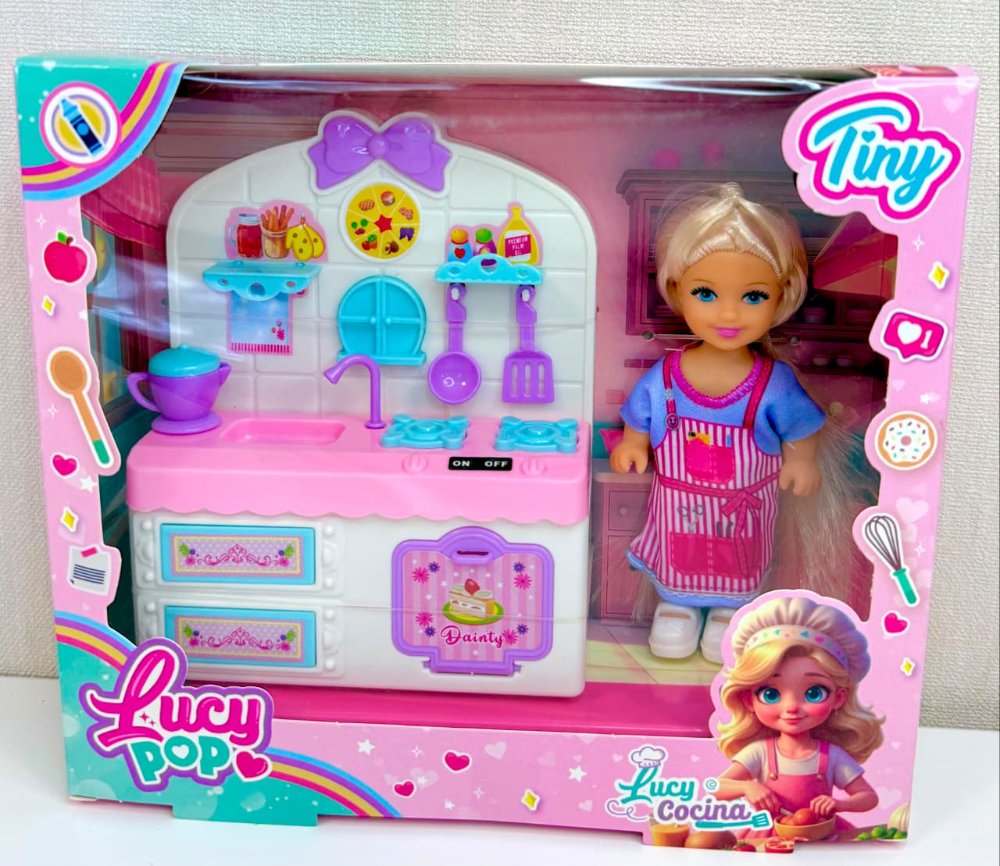 Mini Muñeca Lucy Pop Cocina - 56582