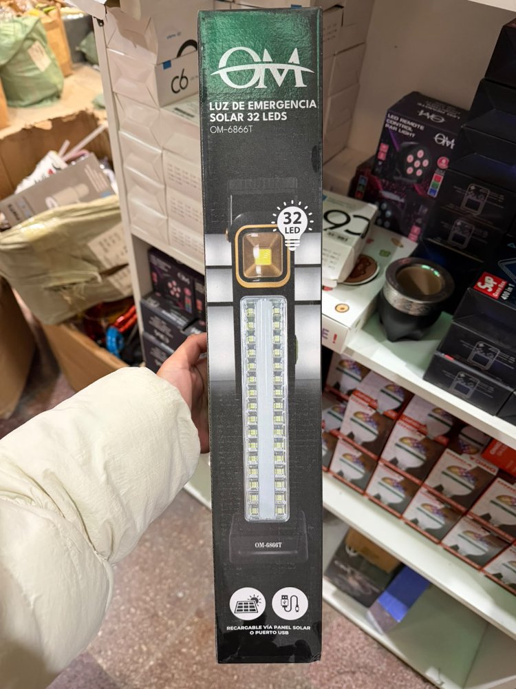 Luz de Emergencia Solar 32 LED