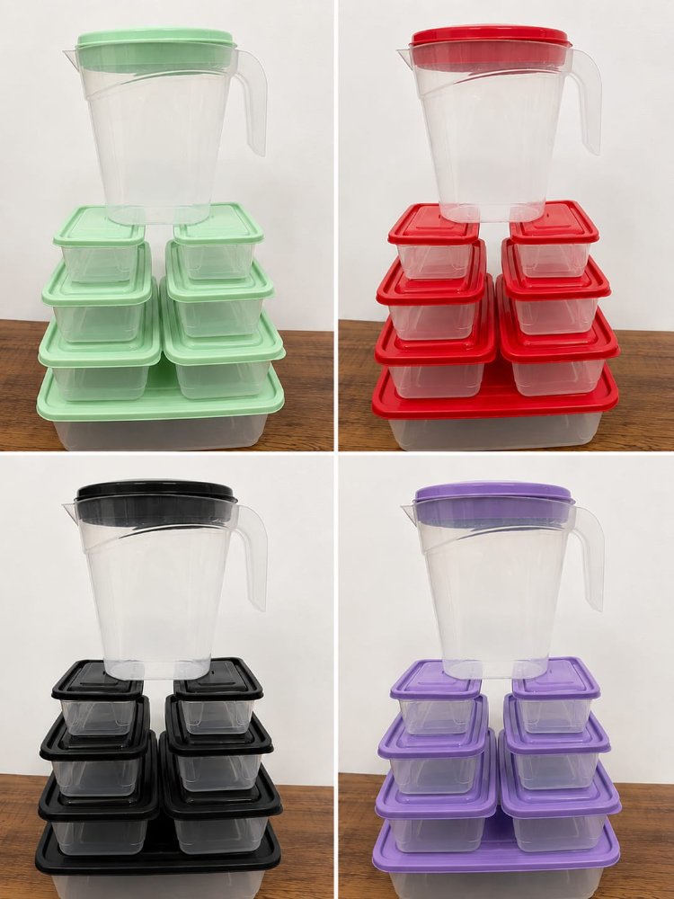 Set de Tupper + Jarra