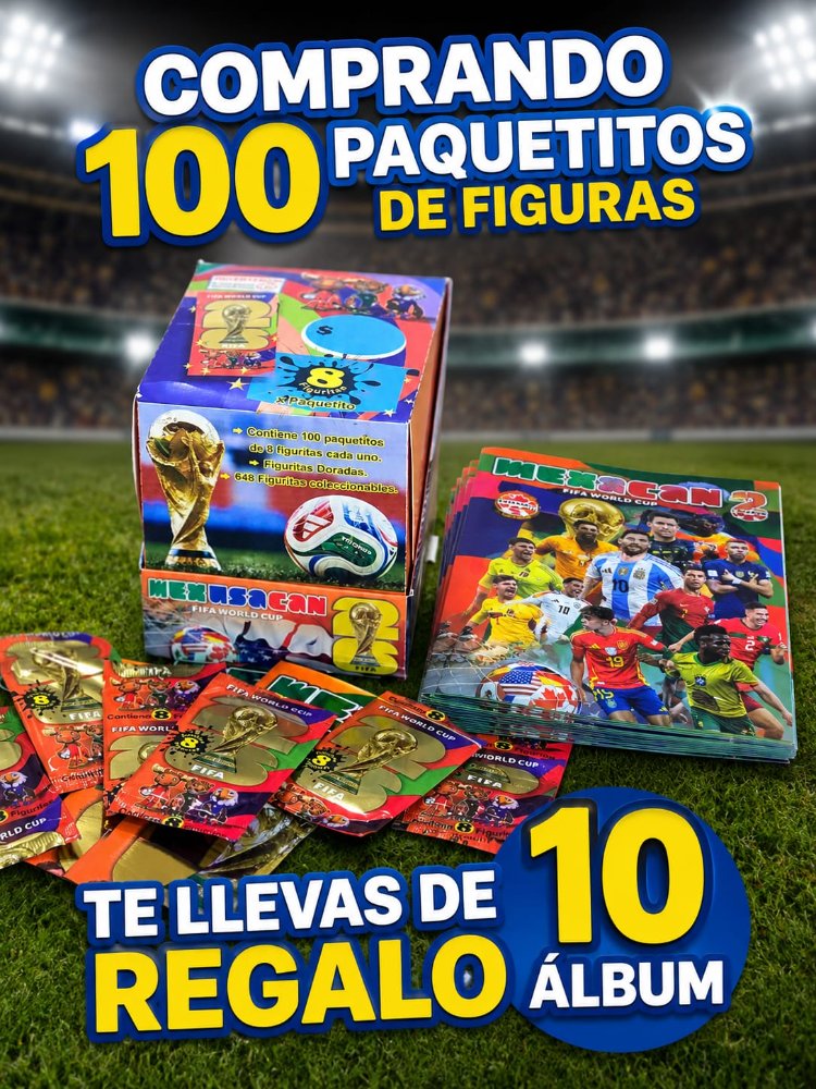 CAJA FIGURITAS MUNDIAL X100