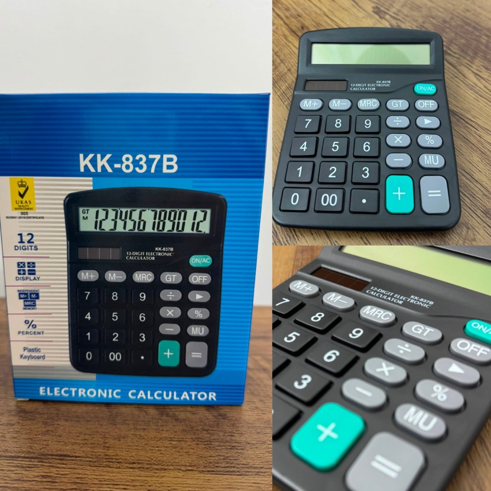 Calculadora 12 Digitos KK-837B