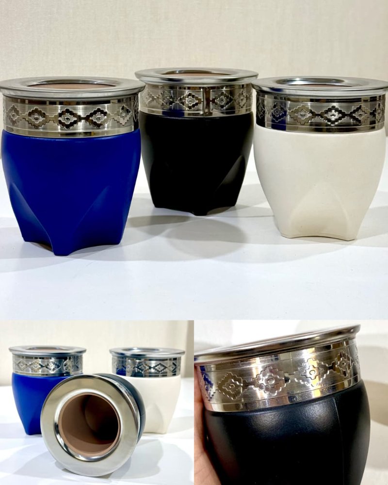 Mate de Pvc con Virola Labrada - 7711