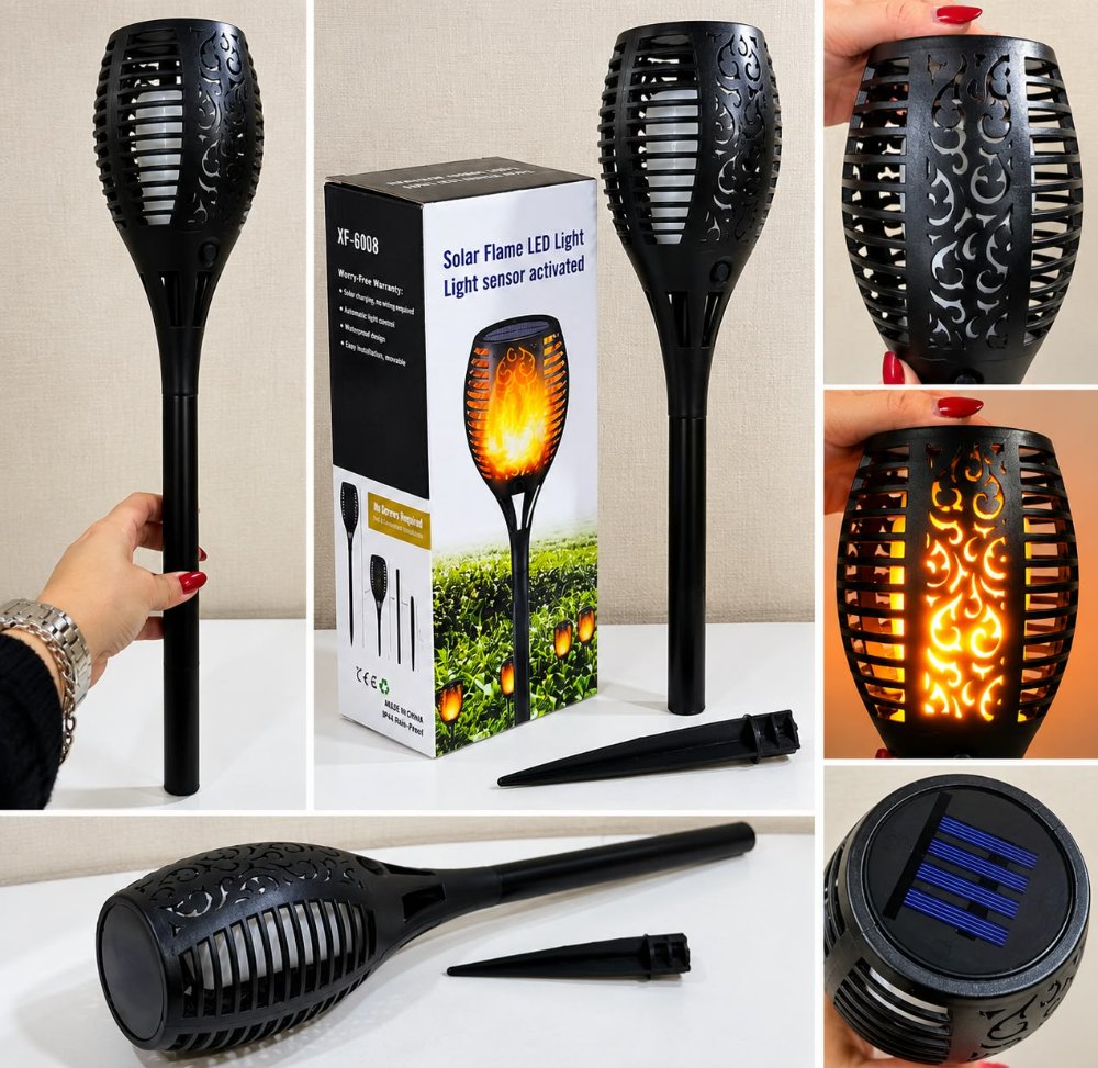 ANTORCHA SOLAR EFECTO LLAMA / XF-6018