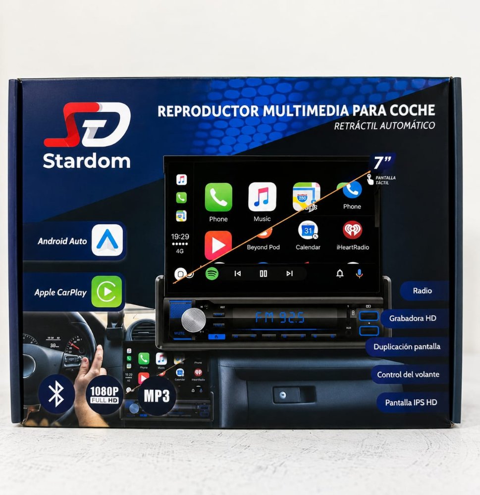 Estereo Multimedia Retractil Stardoom 7´´