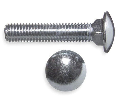 TCRO1/4-50 TORNILLO CARRIAGE ZINCADO G2  1/4 X 5"