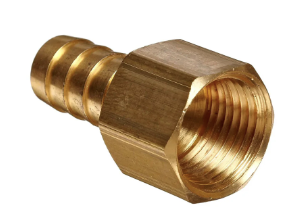 RACOR HEMBRA BRONCE PARA GAS DE 1/2 X 3/8