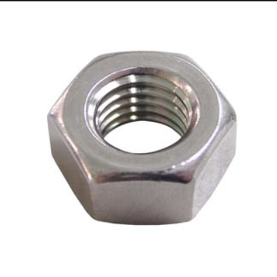 THRO1/8 TUERCA HEXAGONAL G2 RO ZINCADA, 1/8"