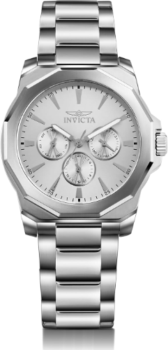 Invicta Speedway Reloj de cuarzo color plata de acero inoxidable - 1.654 in