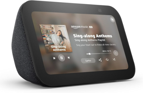 Amazon Echo Show 5 (3.ª generación, modelo de 2023) | Pantalla inteligente con 2x bajo y sonido claro