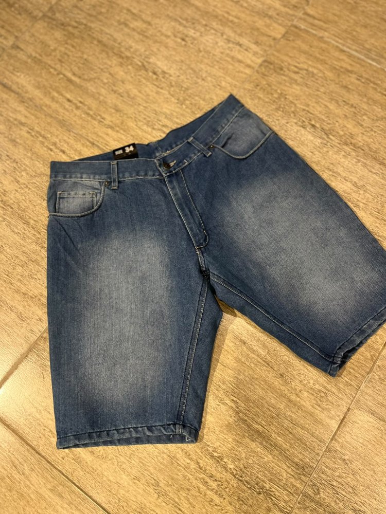 bermuda jeans rigida azul (wrgejeans) 0392