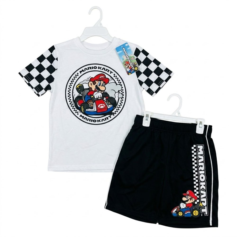 NIÑO: MARIO KART "GRAND PRIX", SET DE 2 PIEZAS, TALLA, 10
