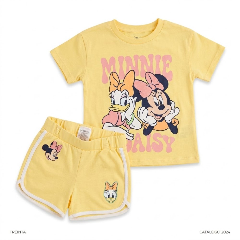 NIÑA: DISNEY, SET MINNIE & DAYSI AMARILLO, TALLA 4