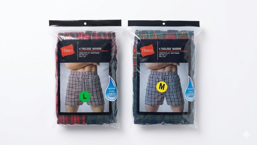 BOXER TAGLESS, HANER, TALLA M y L