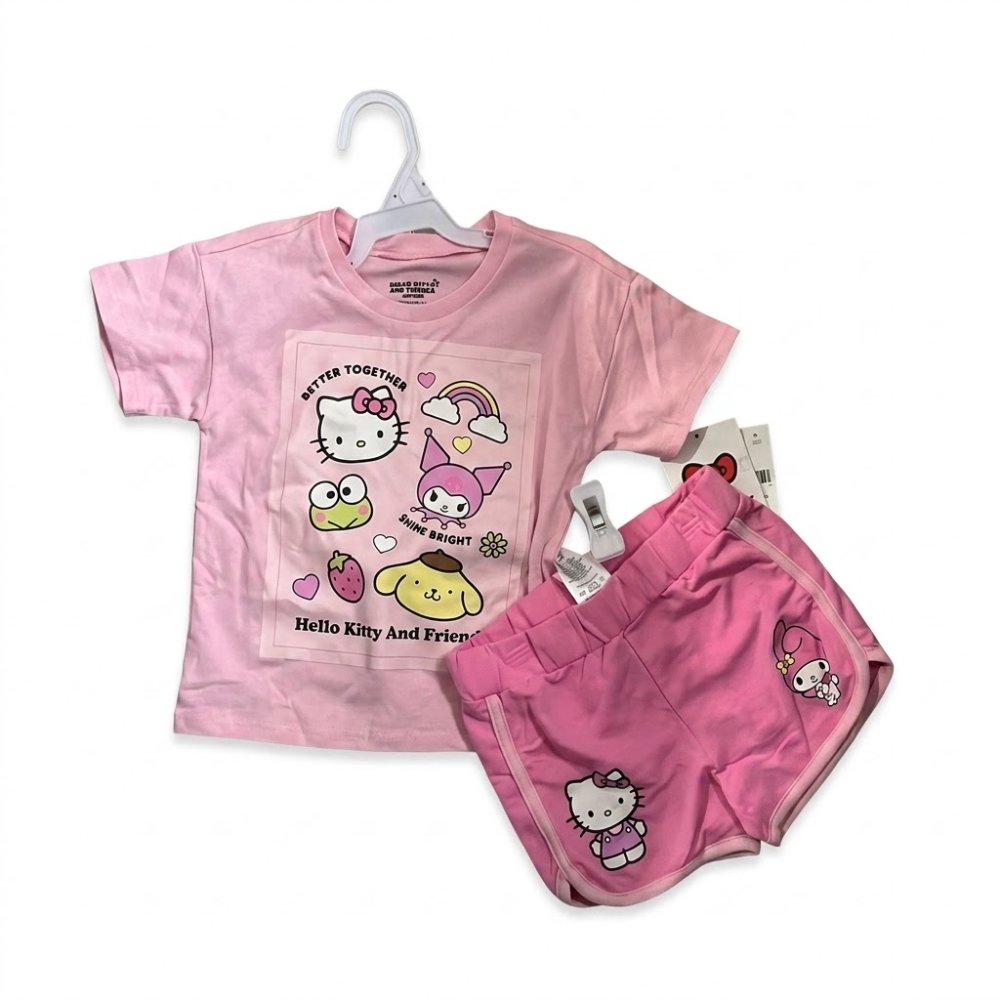 NIÑA: HELLO KITTY, SET DE 2 PIEZAS, TALLAS 4