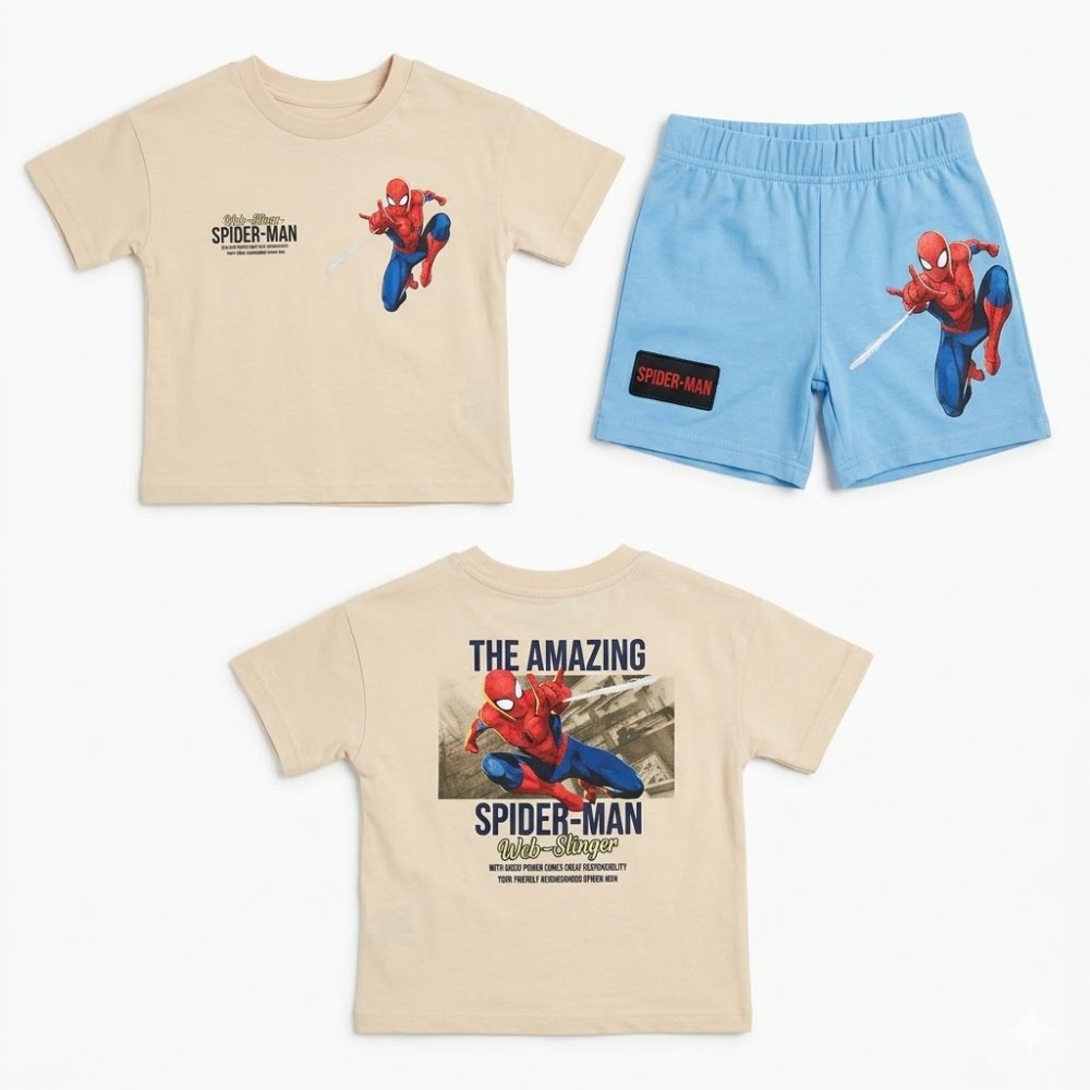 NIÑO: SPIDER MAN, SET 2 PIEZAS, "URBAN ADVENTURE", TALLA 3