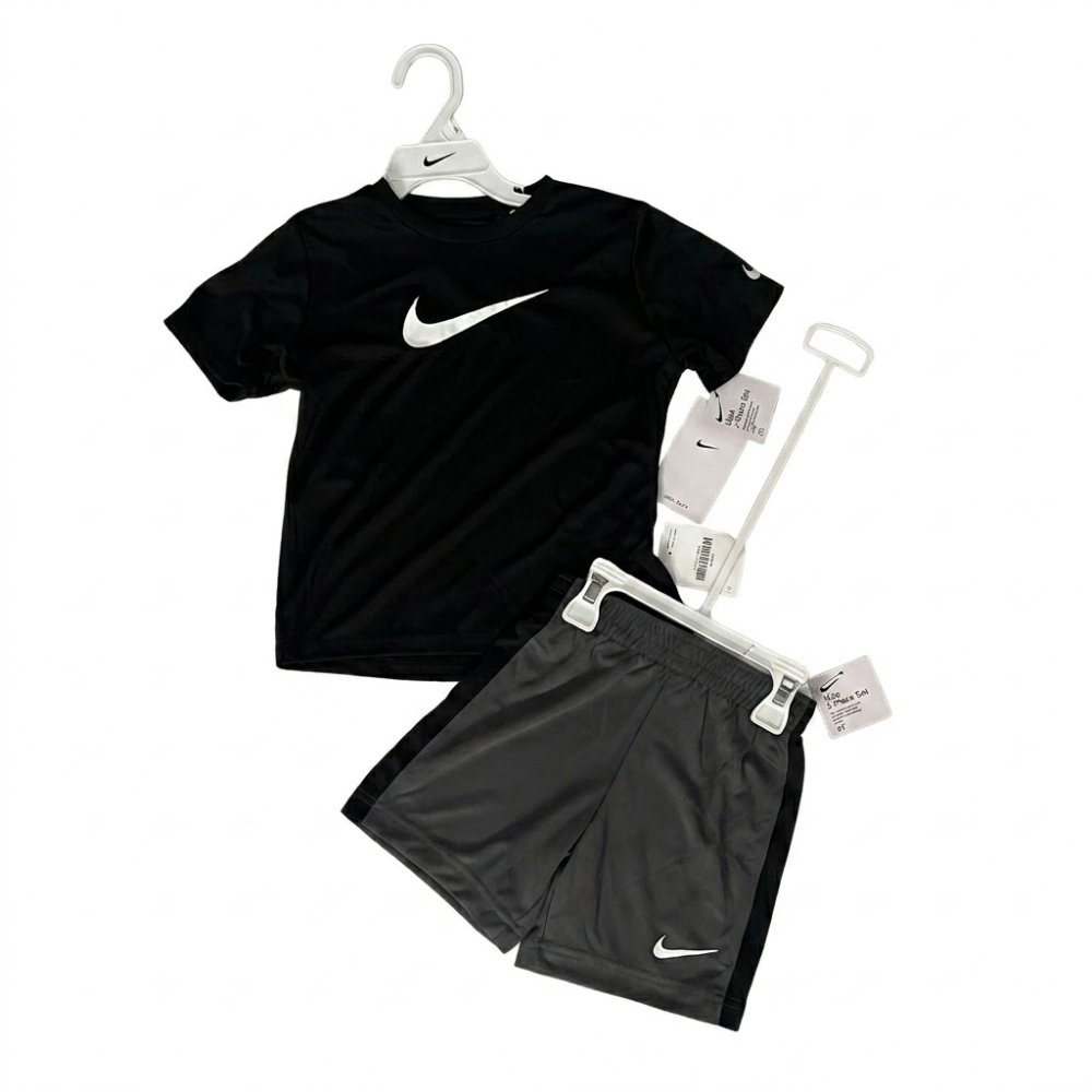 NIÑO: NIKE, CONJUNTO ESSENTIAL TRAINING, NEGRO, TALLA 4