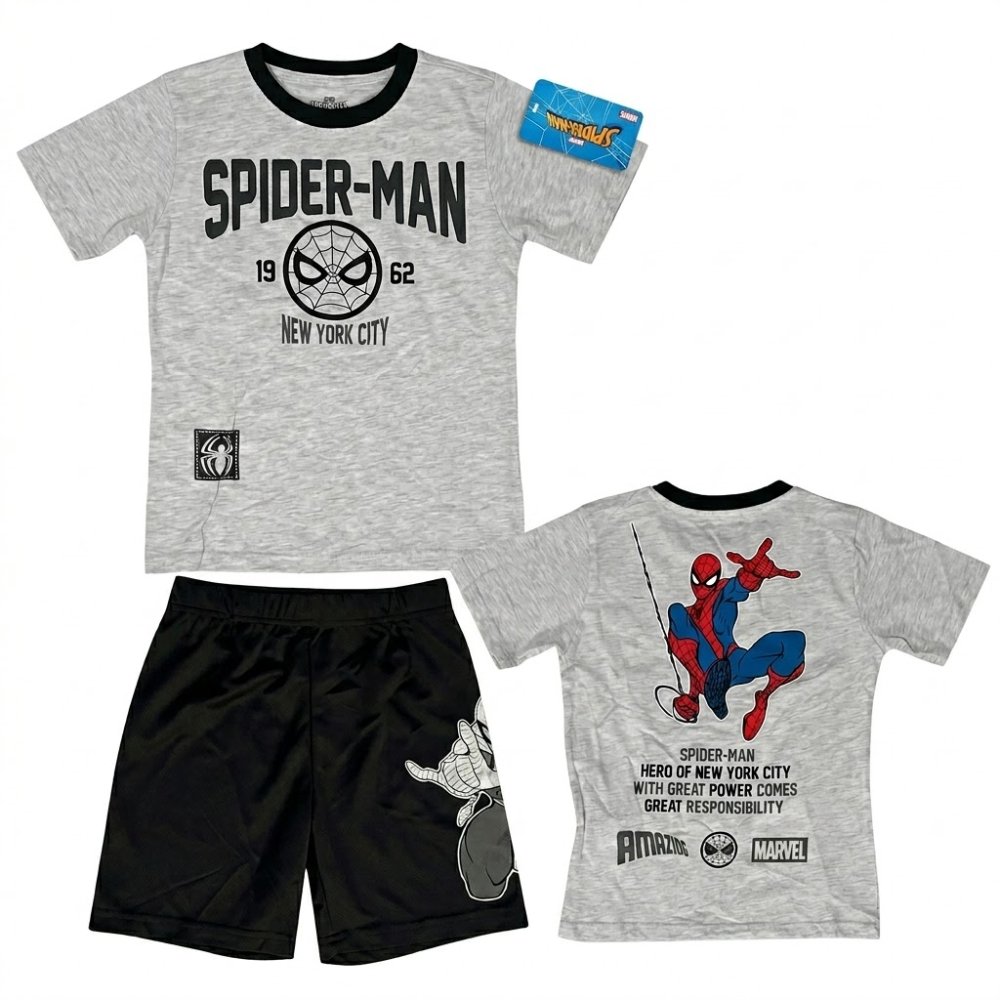 NIÑO: SPIDER MAN, SET URBANO #HERO OF NEW YORK CITY, 2 PIEZAS, TALLA 7