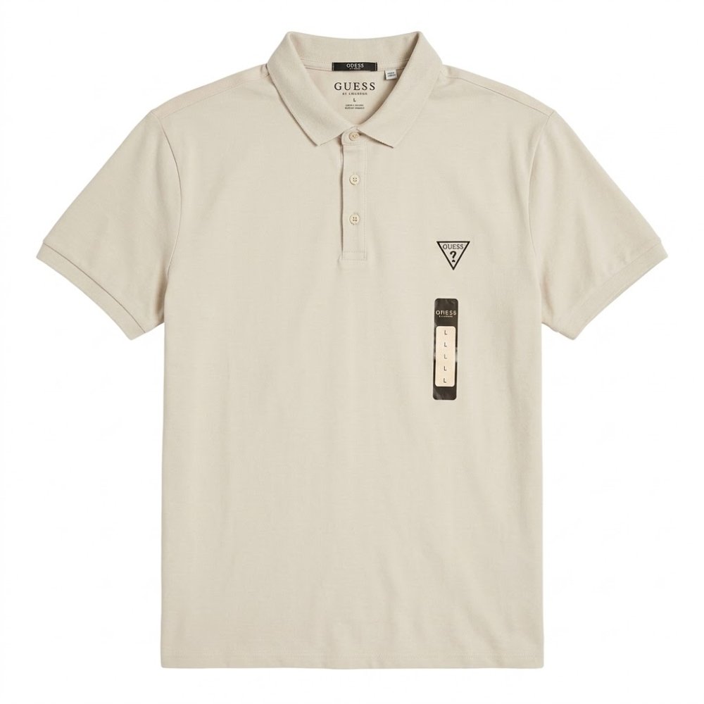 CAMISA GUESS, COLOR BEIGE, TALLA L