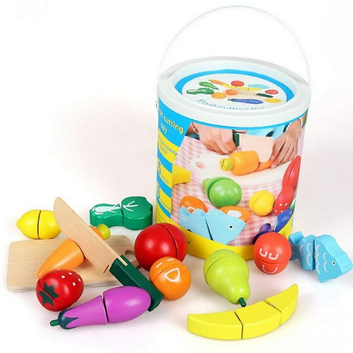 Balde de frutas (fruit cutting toy)