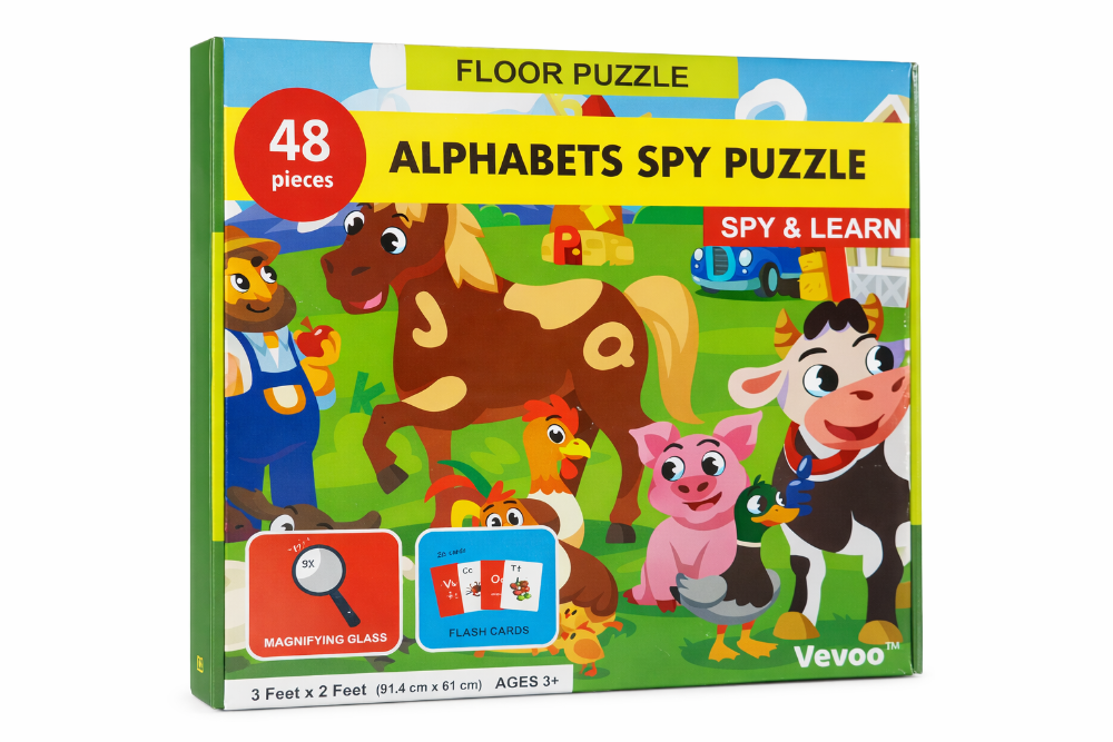 Rompecabezas de espías del alfabeto (Alphabets spy puzzle)