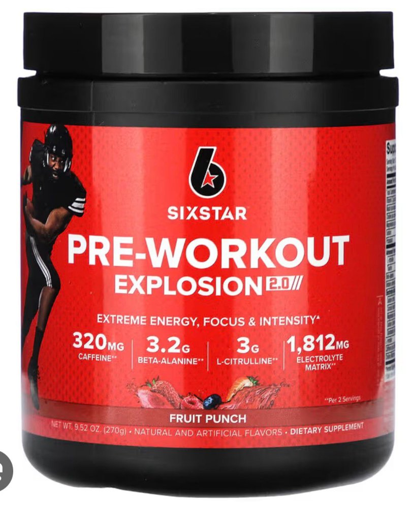 PREWORKOUT EXPLOSION SIXSTAR