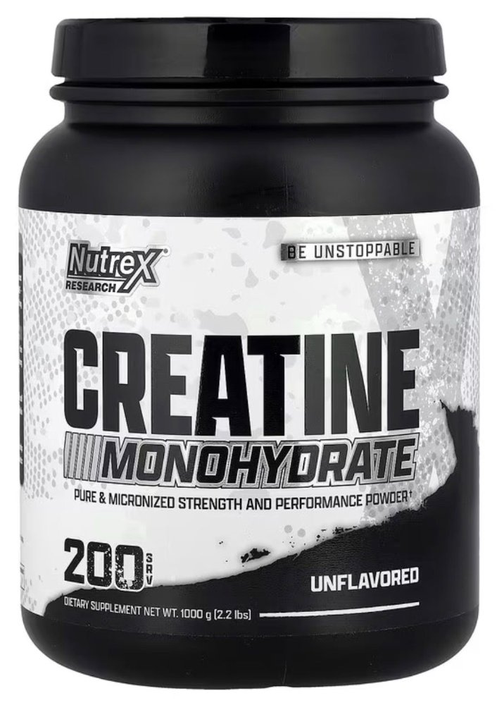 Creatina Nutrex 200 serv. Sin sabor