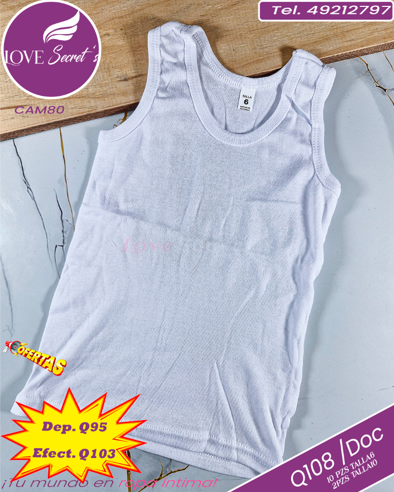 CAMISETAS 6-8-10 CAM80