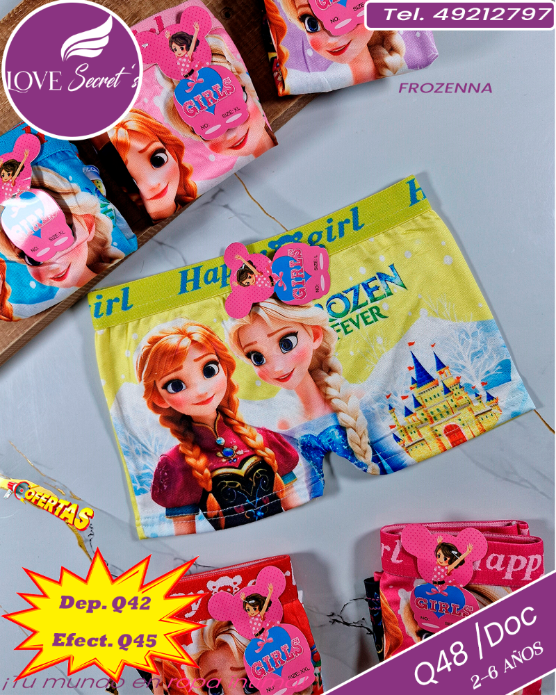 BOXER NIÑA FROZEN FROZENNA