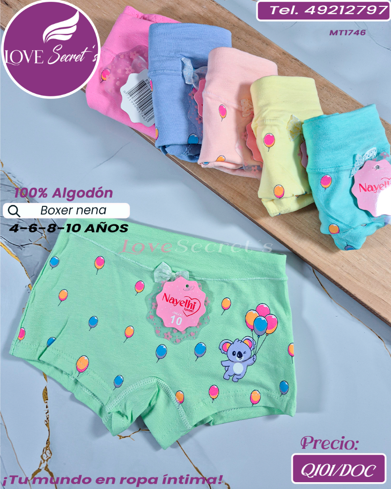 BOXER NIÑA ALGO MT1746