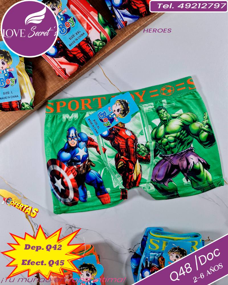 BOXER NIÑO HEROES HEROES