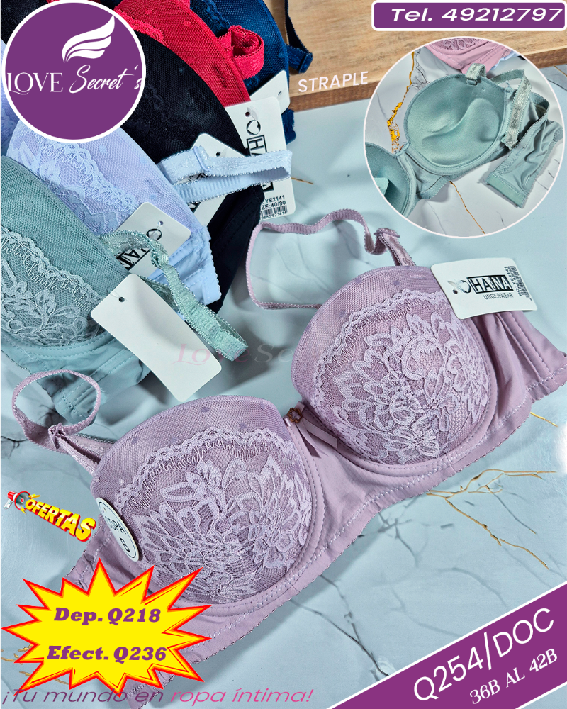 BRASIER B ENCAJE YE2141