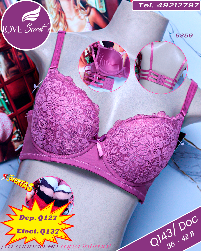 BRA TIRAS ESPALDA 9359